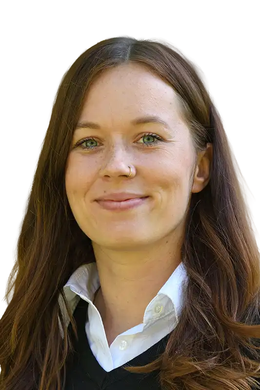 Portrait von Sarah Rudolf Kleindienst aus dem Team des Bestattungshauses Rost & Rost